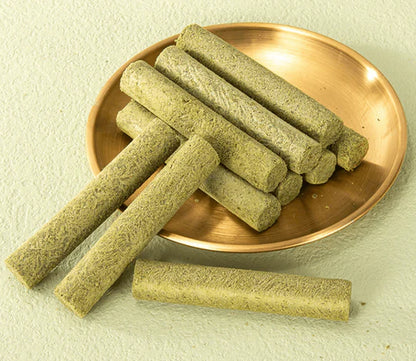 Cat Grass Teething Sticks for Hairballs & Constipation